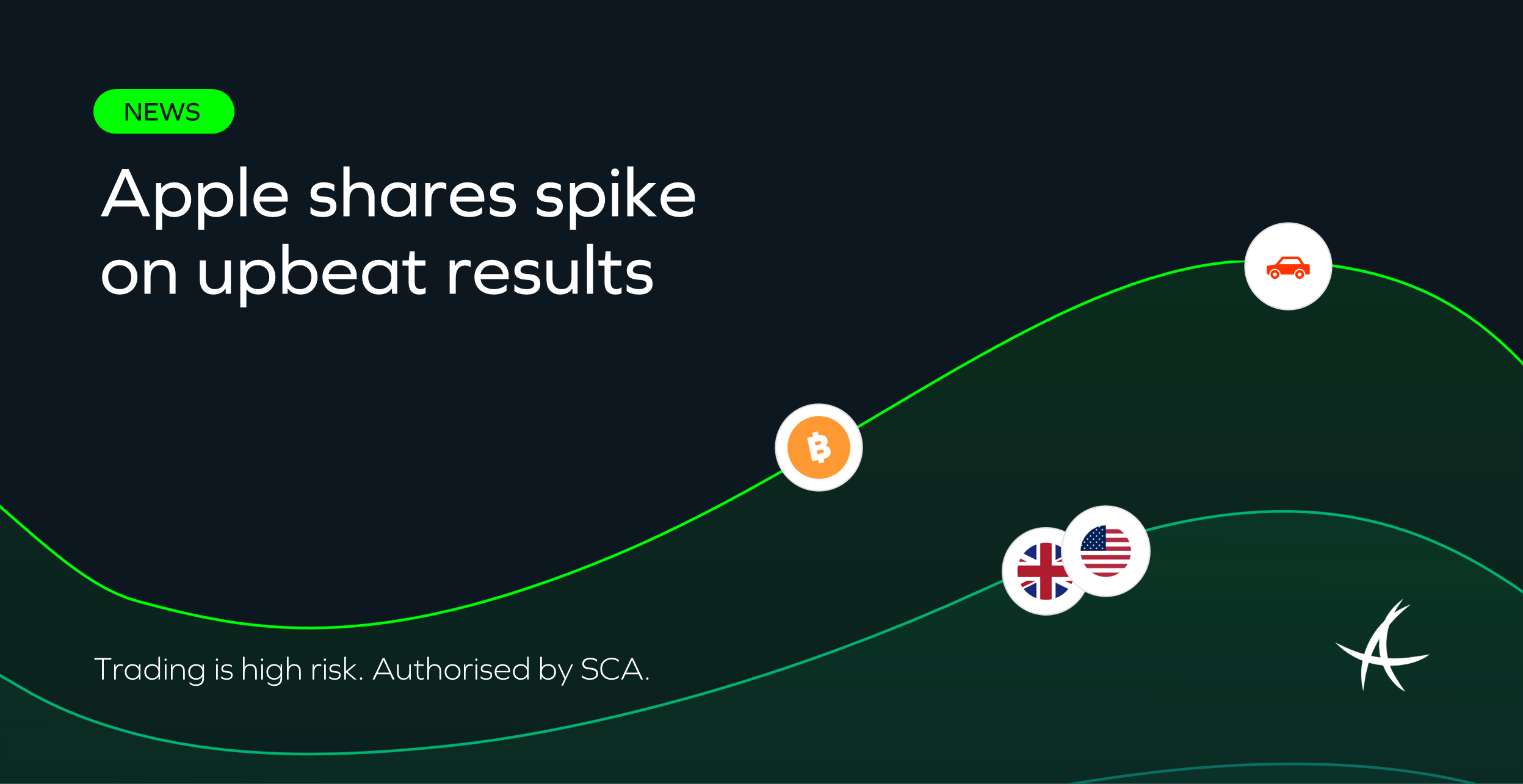 Apple shares spike on upbeat results - ADSS