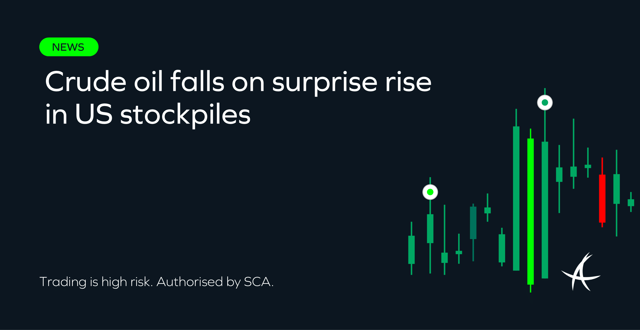 Crude oil falls on surprise rise in US stockpiles - ADSS