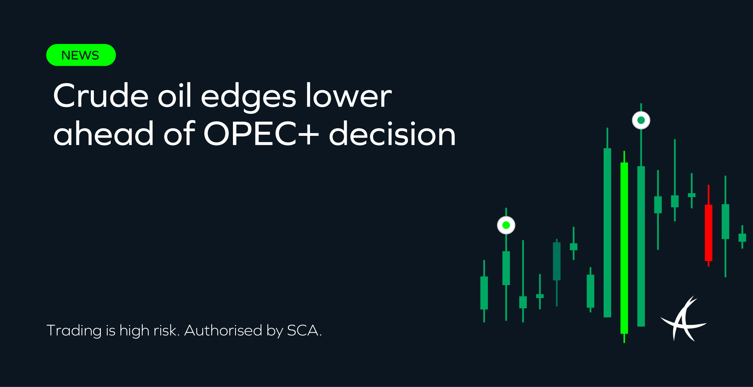 Crude oil edges lower ahead of OPEC+ decision - ADSS