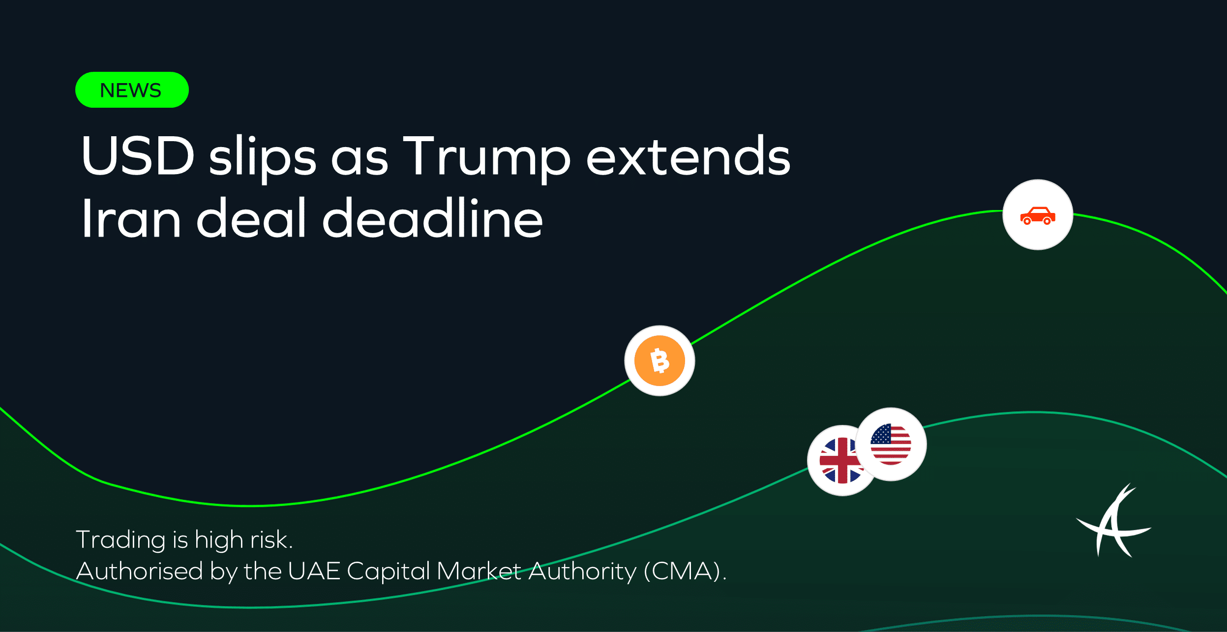 USD slips as Trump extends Iran deal deadline - ADSS